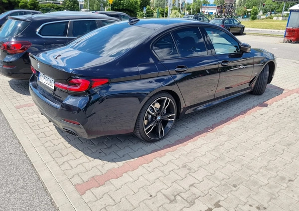 BMW Seria 5 cena 194900 przebieg: 110000, rok produkcji 2021 z Kraków małe 211